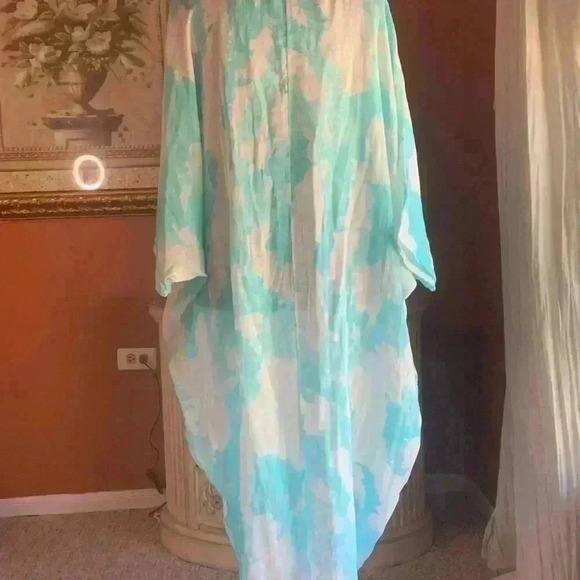 Sofia Print Dress Handmade In Italy From Boutique one Size.  D7 - Picture 5 of 9